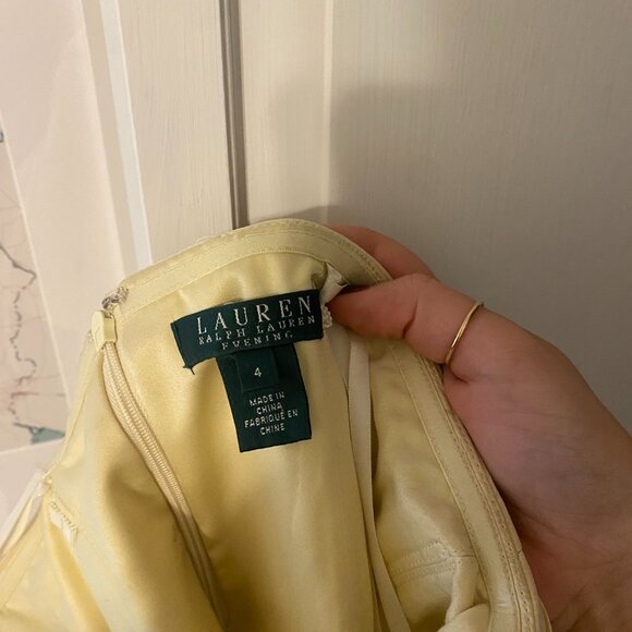 Ralph Lauren Strapless Evening Mini Gown - Picture 2 of 4